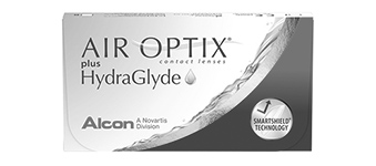 AIR OPTIX plus HydraGlyde logo image